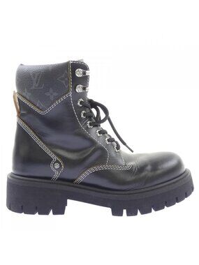 BRAND NEW Louis Vuitton Virgil Abloh Black Boots (RARE) Size 10 LV 11.5 US Louis Vuitton | Shoes | Louis Vuitton Virgil Abloh Black  main image 2